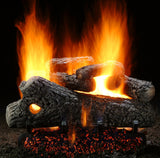 Hargrove 18-21 Inch See Through Vented Log Set Variable Flame with Remote - 18RNST1F5