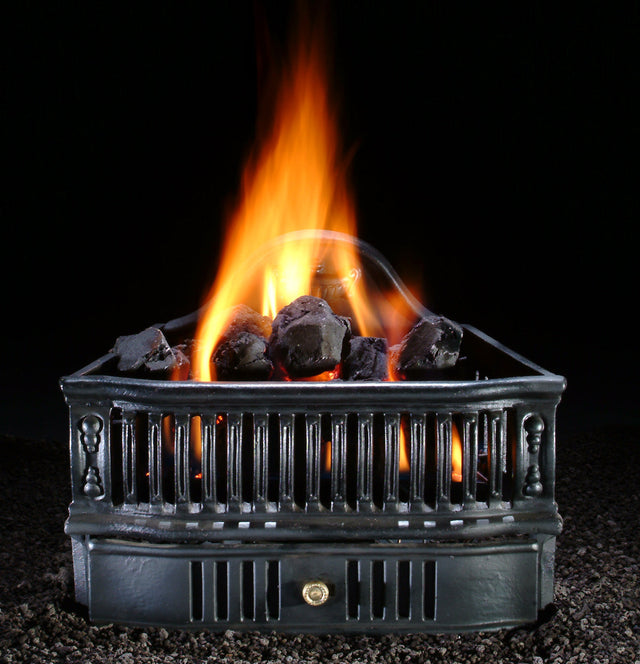 Hargrove Old World Basket Vented Fireplace With Saftey Pilot - OBLO19N1T