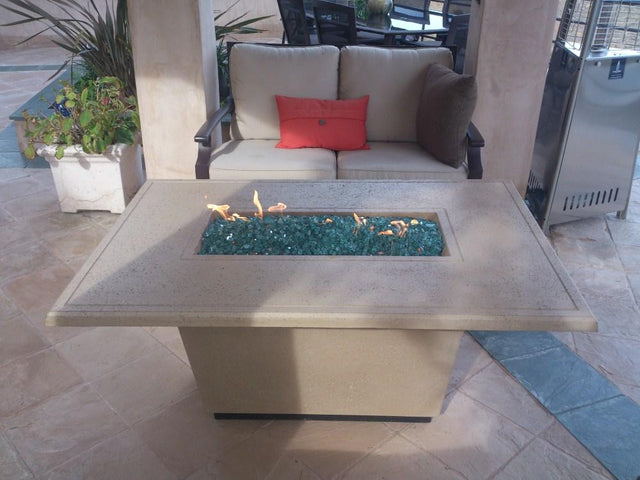 American Fyre Designs Rectangle Cosmopolitan Fire Table