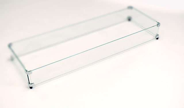 The Outdoor GreatRoom Glass Wind Guard Replacement Glass Panel - Square / Rectangular / Linear