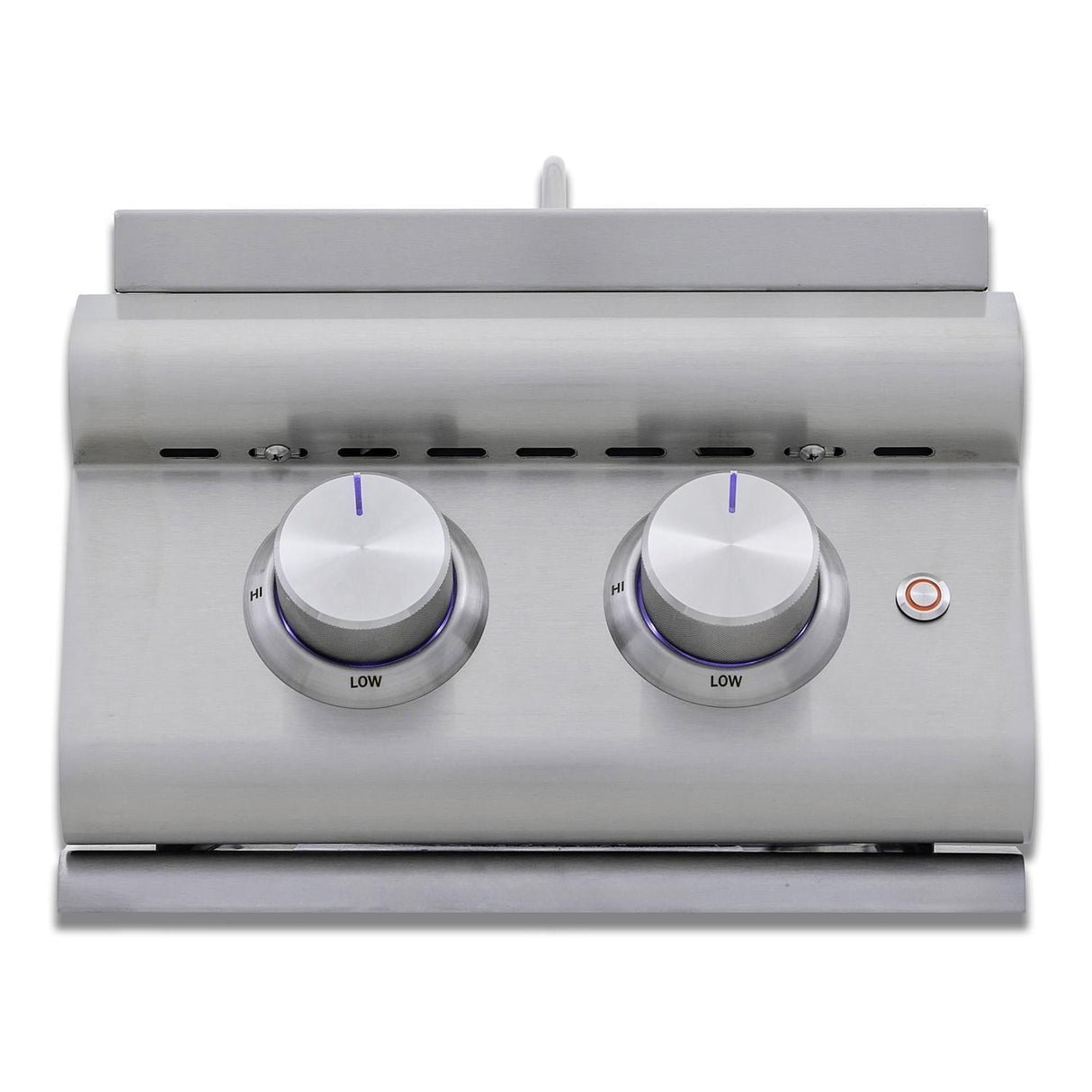 Blaze Premium LTE+ Propane / Natural Gas Stainless Steel Double Side Burner W/ Lid - BLZ-SB2-LTE3