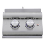 Blaze Premium LTE+ Propane / Natural Gas Stainless Steel Double Side Burner W/ Lid - BLZ-SB2-LTE3