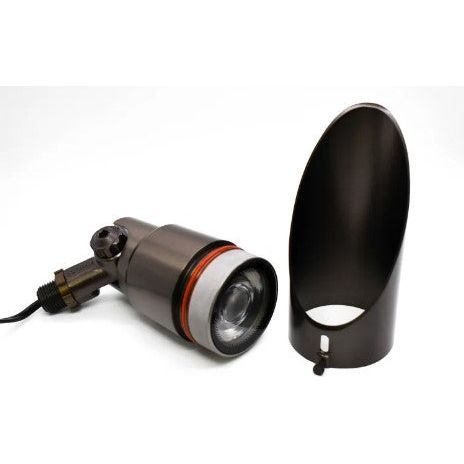 Lumien Brass Down Light, Modular Light Source, 5W, 375 Lumens, 3000K, w/ : (3) Beam Spread Lens (15 Degree, 40 Degree, 60 Degree)