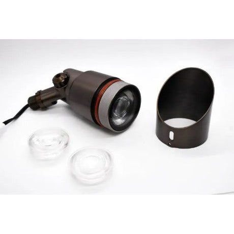 Lumien Brass Spot Light, 10 Watts, LumienPRO Dimmable (WW - 2700-5000K), 10-15V, 550 Lumens, Include