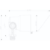 Lumien Brass Spot Light, 10 Watts, LumienPRO Dimmable (WW - 2700-5000K), 10-15V, 550 Lumens, Include