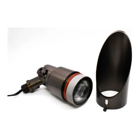 Lumien Brass Down Light, 10 Watts,   Dimmable (WW - 2700-5700K), 10-15V, 480 Lumens, w/  15 Degree, 40 Degree, 60 Degree Beam Spread Lens