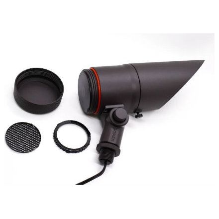 Lumien Black Aluminum Down Light, 12 Watts,   Dimmable (RGBWW - 2700-5700K), 10-15V, 531 Lumens, w/  40 Degree Beam Spread Lens & Hex Louver