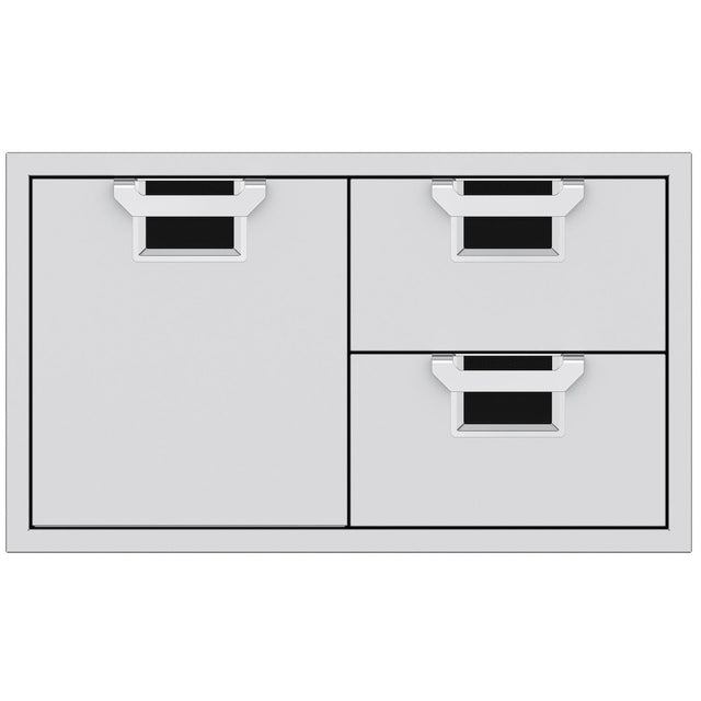 Aspire By Hestan 36-Inch Double Drawer And Single Storage Door Combo
