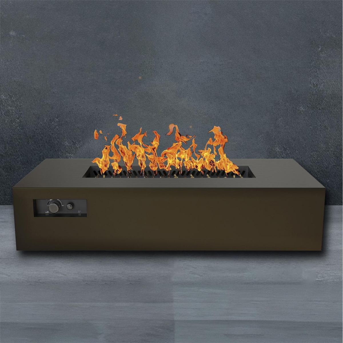 Warming Trends AON 72 x 38 Inch Rectangular Bronze Powder Coated Steel ...