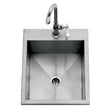 Delta Heat DHOS15 15-Inch Drop-In Outdoor Sink