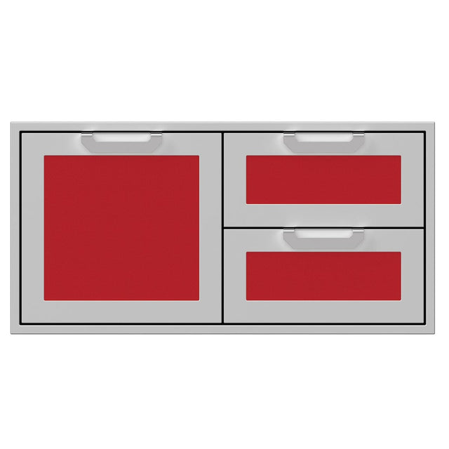 Hestan 36-Inch Double Drawer And Single Storage Door Combo