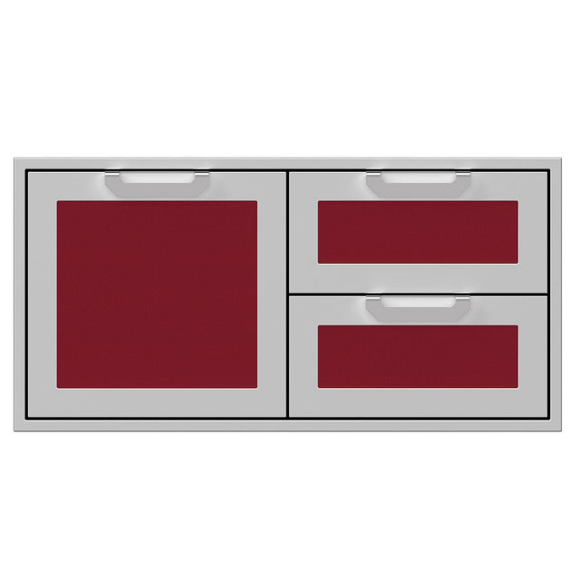 Hestan 36-Inch Double Drawer And Single Storage Door Combo