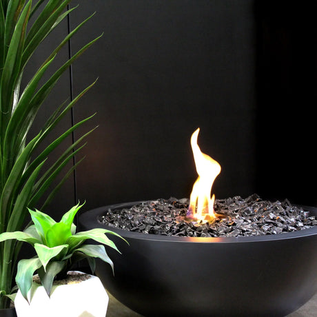 EcoSmart Fire Mix 850 fire pit flame close-up