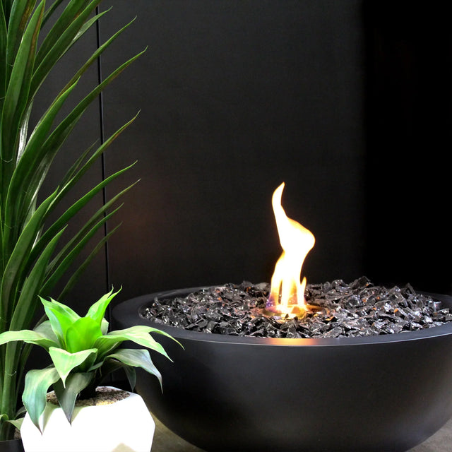 EcoSmart Fire Mix 850 fire pit flame close-up