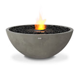 EcoSmart Fire Mix 850 fire pit in Natural with black burner