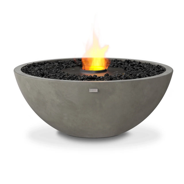 EcoSmart Fire Mix 850 fire pit in Natural with black burner