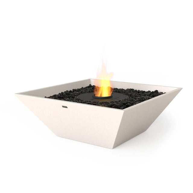 EcoSmart Fire Nova 850 fire pit in Bone with black burner