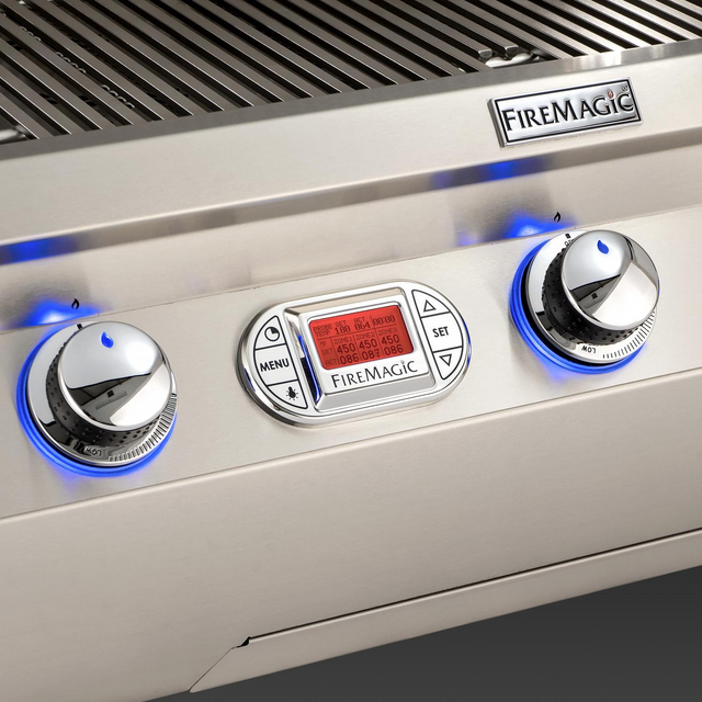 Fire Magic Echelon Diamond E1060I 48-Inch Built-In Natural Gas Grill W/ Infrared Burner, Rotisserie, & Digital Thermometer - E1060I-8L1N