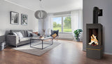 Napoleon Elora hybrid gas stove lifestyle
