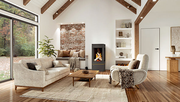 Napoleon Elora hybrid gas stove lifestyle