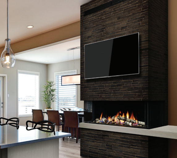 Marquis Enclave 48" Linear Bay Fireplace MQVLBG48