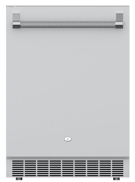 Aspire by Hestan ERS24 24-inch outdoor refrigerator solid door front view