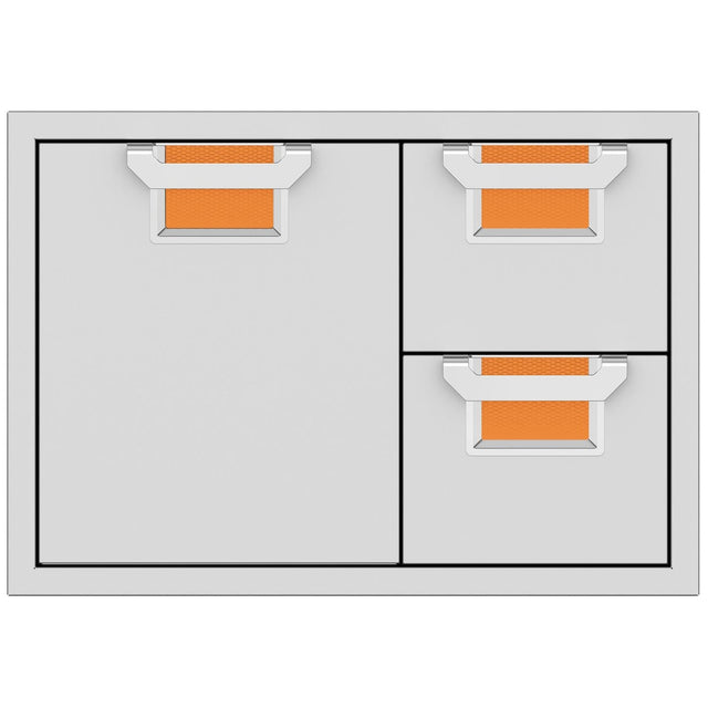 Aspire By Hestan 30-Inch Double Drawer And Single Storage Door Combo