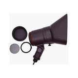 Lumien Bronze Aluminum Flood Light, 8W, Standard Dimming, 10-15V, 640 Lumens, 3000K, w/  40 Degree Beam Spread Lens & Hex Louver