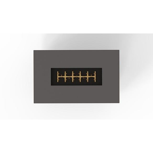 Warming Trends AON 48 x 30 Inch Rectangular Charcoal Powder Coated Steel Gas Fire Pit Table