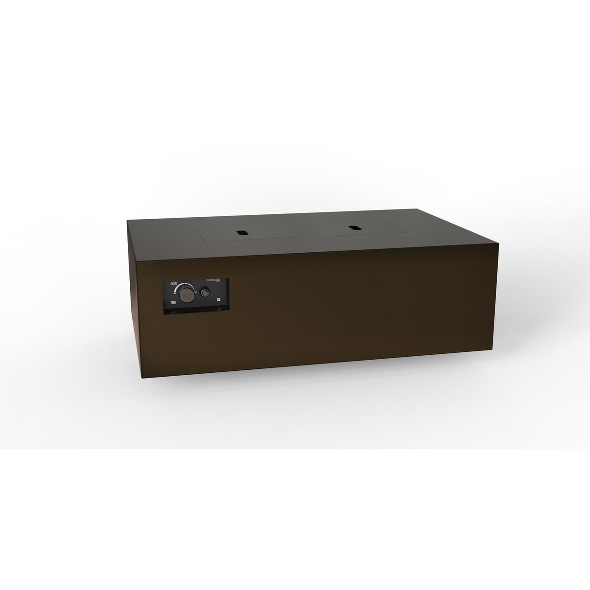 Warming Trends AON 48 x 30 Inch Rectangular Bronze Powder Coated Steel Gas Fire Pit Table