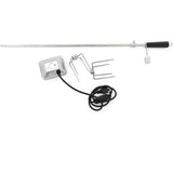 Blaze Rotisserie Kit For 32-Inch Charcoal & 4-Burner Gas Grills - BLZ-34-ROTIS-SS