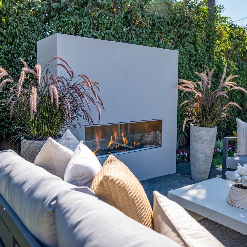 Firegear Kalea Bay Outdoor Linear Vent Free Gas Fireplace with LED