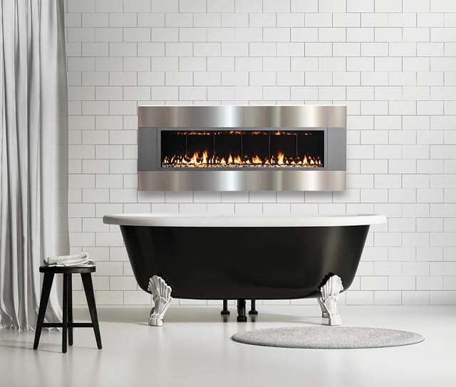SÓLAS FORTY6 Linear Wall Mount Direct Vent, Gas Fireplace