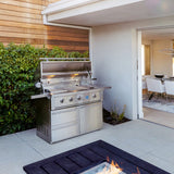 American Made Grills Estate Freedom Freestanding Grill - backyard lifestyle