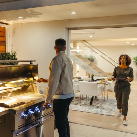 American Made Grills Estate Freedom Freestanding Grill - outdoor lifestyle