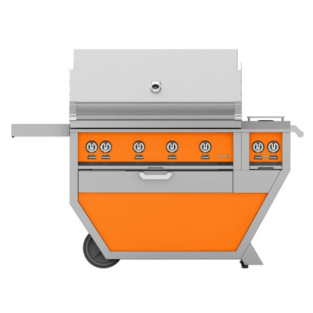 Hestan Deluxe 42-Inch Natural Gas Grill W/ Sear Burner, Rotisserie & Double Side Burner