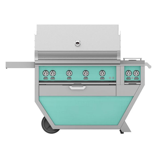 Hestan Deluxe 42-Inch Natural Gas Grill W/ Sear Burner, Rotisserie & Double Side Burner