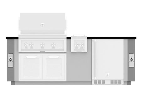 Hestan Outdoor Living Entertainment Suite - 8-foot model shown