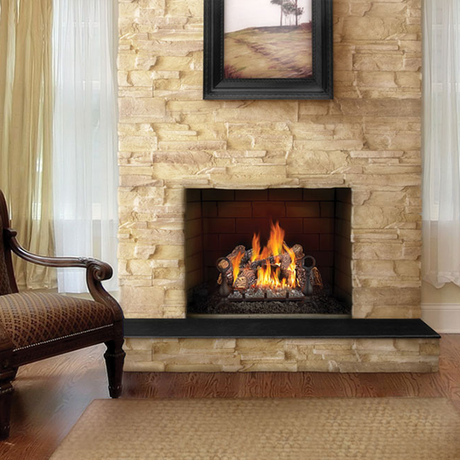 Napoleon Fiberglow 24 vented gas log set