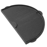 Primo half moon cast iron griddle for kamado grill