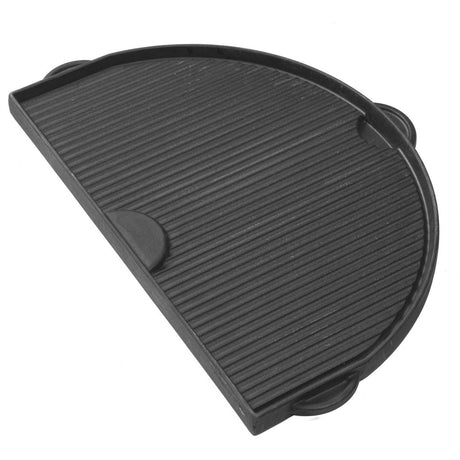 Primo half moon cast iron griddle for kamado grill