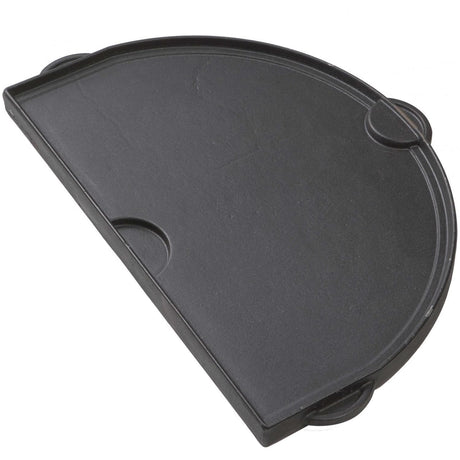 Primo half moon cast iron griddle - grooved side detail