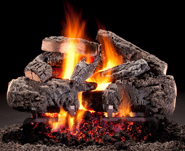 Hargrove 18-21 Inch See Through Vented Log Set Variable Flame with Remote - 18RNST1F5