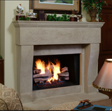 Hargrove 36 Inch Stacked Large Vented Log Set Pilot and Variable Remote - 36CNDS1F8