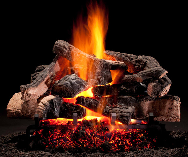 Hargrove 18-21 Inch See Through Vented Log Set Variable Flame with Remote - 18RNST1F5