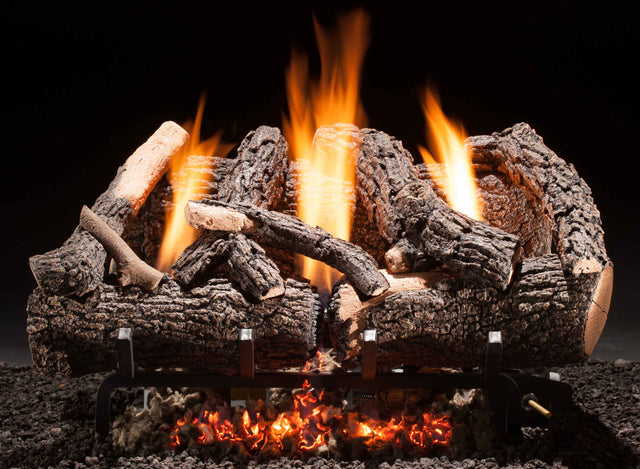 Hargrove 18 Inch Heritage Char Vent Free Gas Log Set With Burner -ETHC18