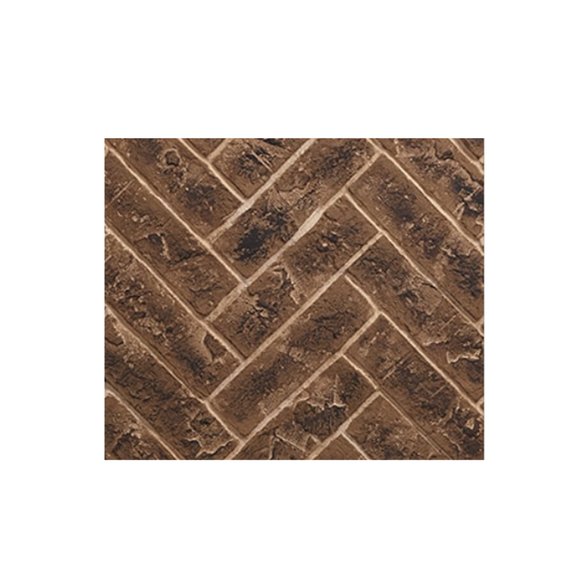 Majestic BRICKMQ42HB-B Tavern Brown herringbone brick panels for Marquis II 42
