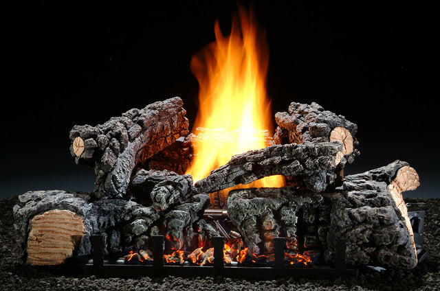 Hargrove 22 Inch Highland Glow Vent Free Gas Log Set With Burner -EFHG22
