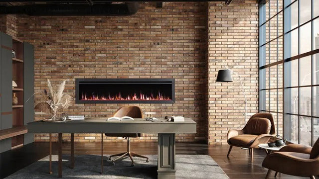 SimpliFire Allusion Slim 72-Inch Electric Fireplace | SF-ALLS72