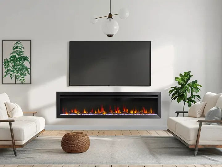SimpliFire Allusion Slim 60-Inch Electric Fireplace | SF-ALLS60